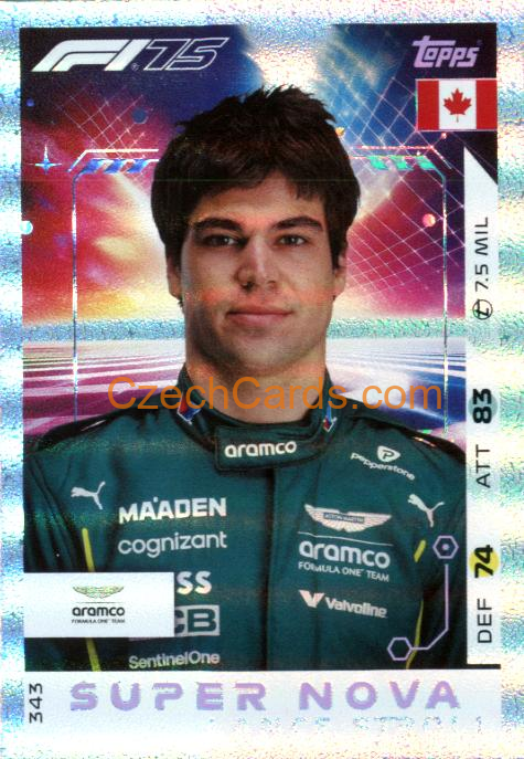 Lance Stroll 2025 Topps Turbo Attax #343