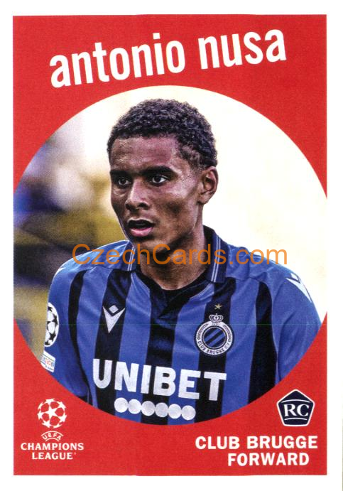 Antonio Nusa RC 2022/23 Topps Club Competitions 1959 Topps #59-35
