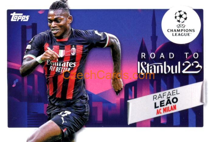 Rafael Leão 2022/23 Topps Club Competitions Road to the Final RF-1