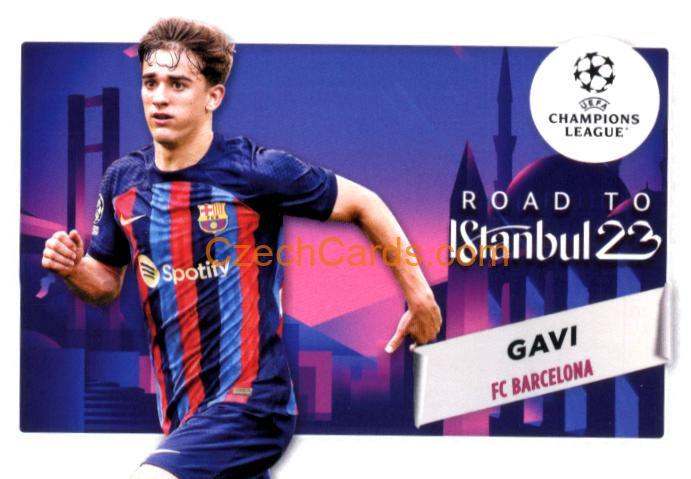 Gavi 2022/23 Topps Club Competitions Road to the Final RF-5