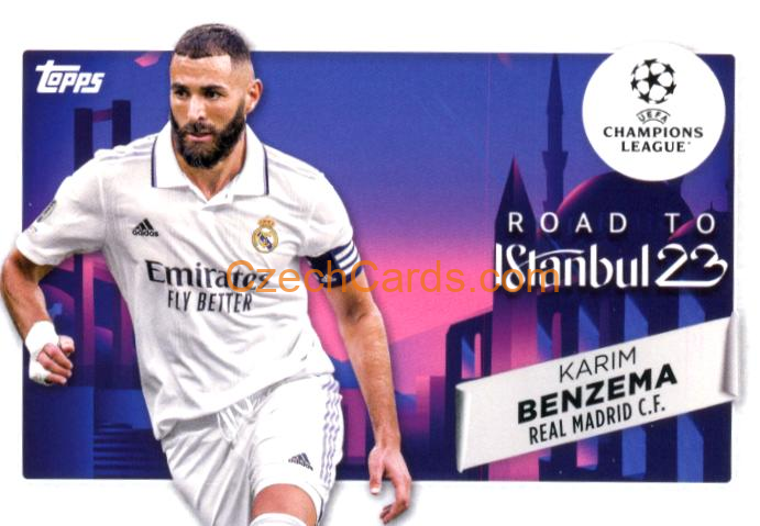 Karim Benzema 2022/23 Topps Club Competitions Road to the Final RF-10