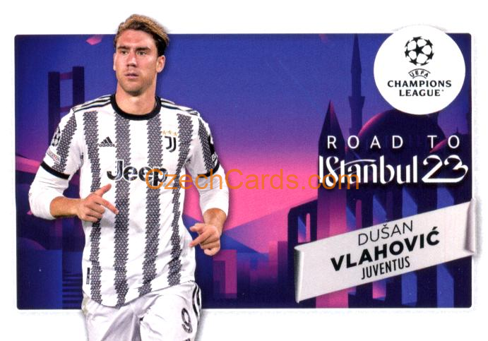 Dušan Vlahović 2022/23 Topps Club Competitions Road to the Final RF-11