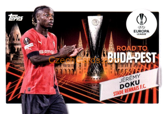 Jérémy Doku 2022/23 Topps Club Competitions Road to the Final RF-12