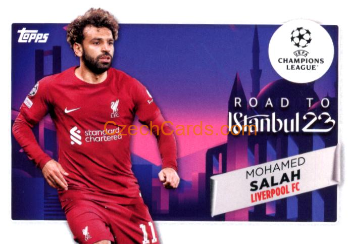 Mohamed Salah 2022/23 Topps Club Competitions Road to the Final RF-13
