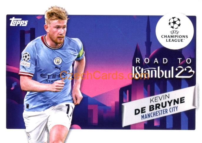 Kevin De Bruyne 2022/23 Topps Club Competitions Road to the Final RF-14