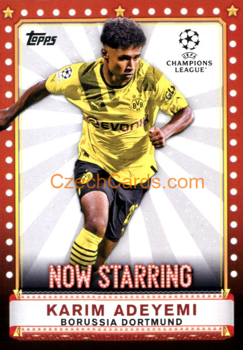 Karim Adeyemi 2022/23 Topps Club Competitions Now Starring NS-2