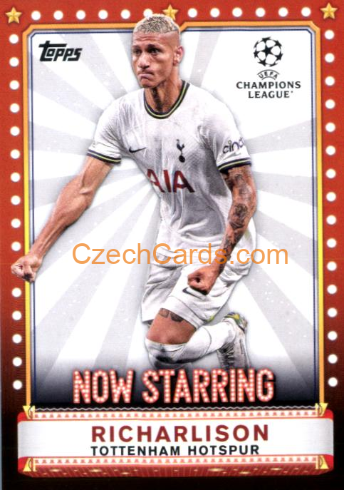 Richarlison 2022/23 Topps Club Competitions Now Starring NS-11