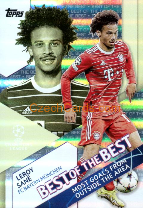 Leroy Sané 2022/23 Topps Club Competitions Best Of The Best BB-3