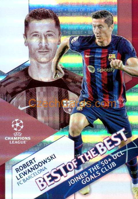 Robert Lewandowski 2022/23 Topps Club Competitions Best Of The Best BB-9