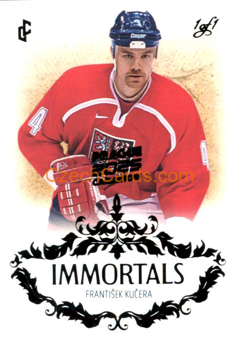 František Kučera 2025 LC Prague Card Show 1of1 Edition Immortals Black 1/1 
