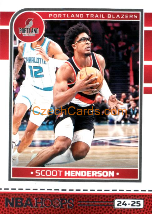 Scoot Henderson 2024/25 Hoops #13