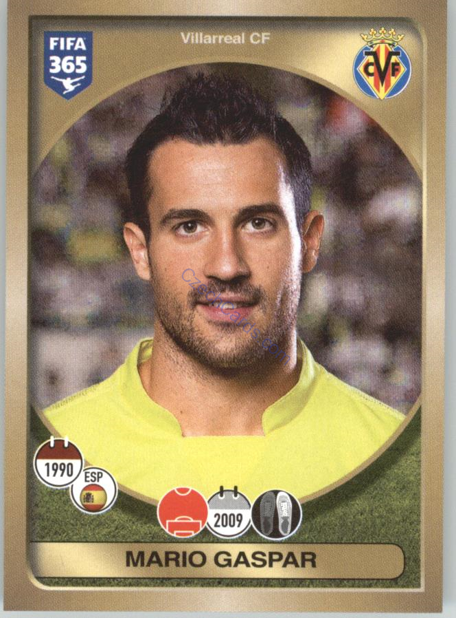 Mario Gaspar Panini 2017 FIFA 365 Sticker #90