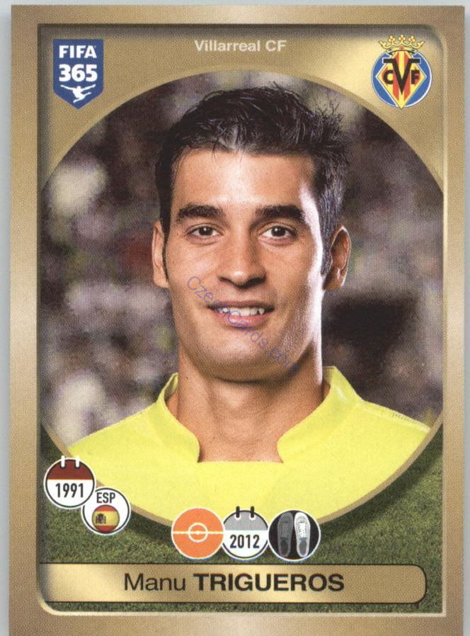 Manu Trigueros Panini 2017 FIFA 365 Sticker #97