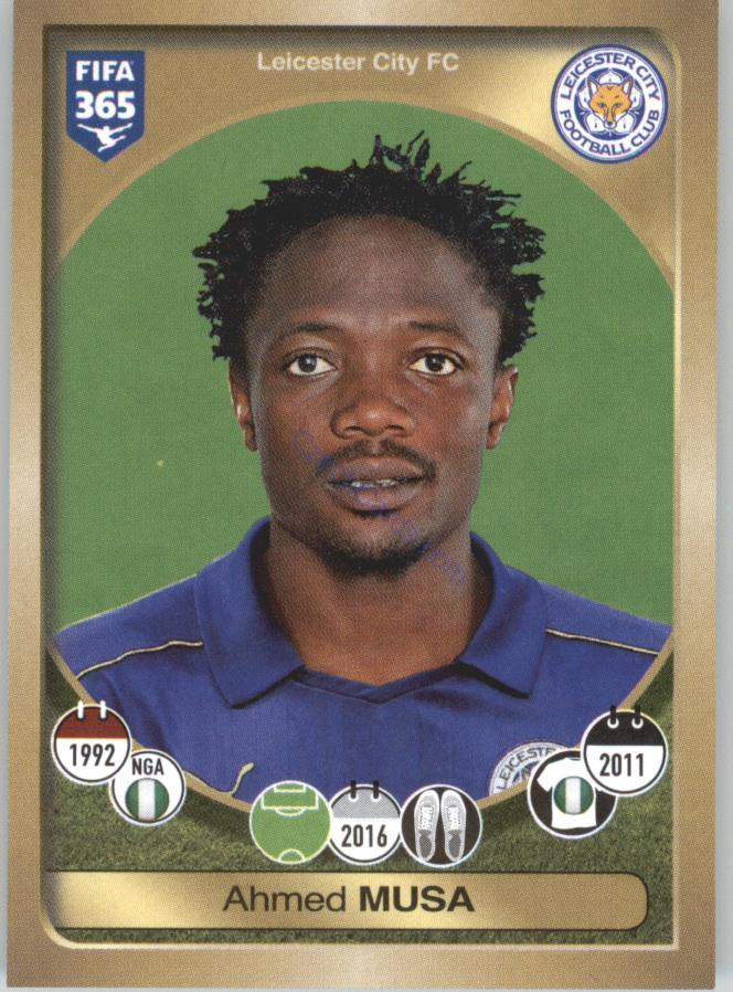 Ahmed Musa Panini 2017 FIFA 365 Sticker #133