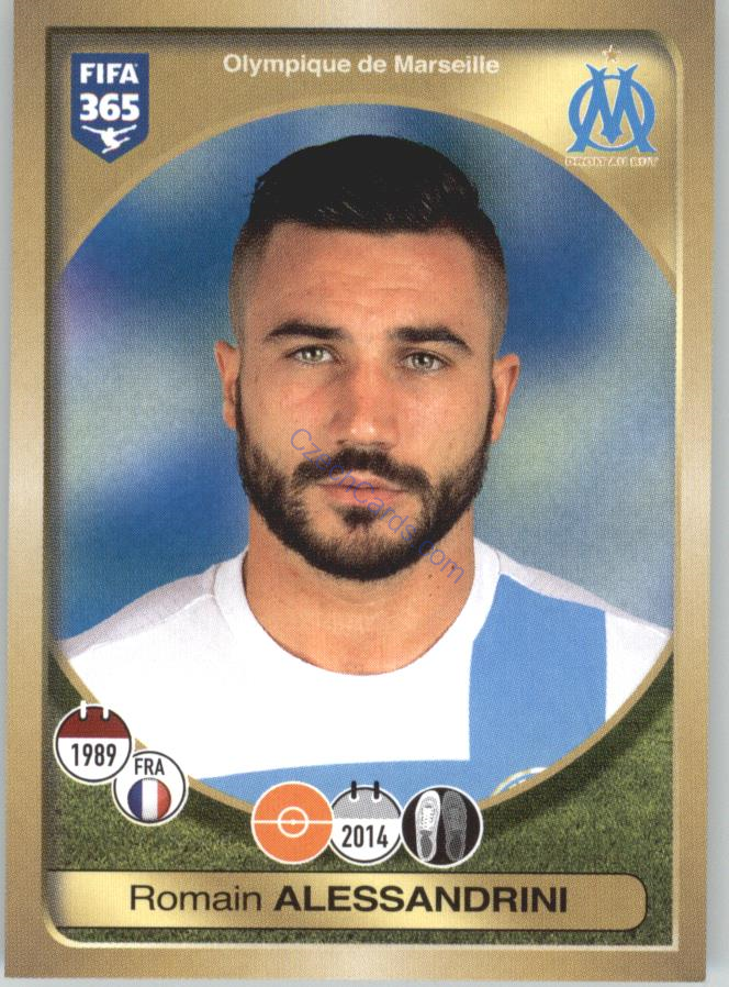 Romain Alessandrini Panini 2017 FIFA 365 Sticker #159