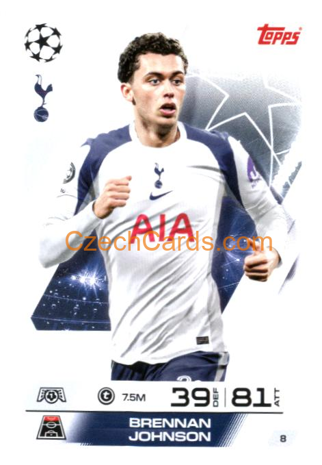 Brennan Johnson 2025/26 Match Attax #8