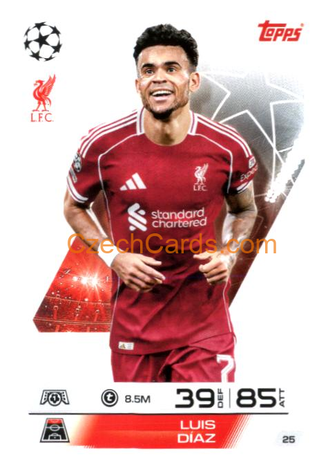 Luis Díaz 2025/26 Match Attax #25