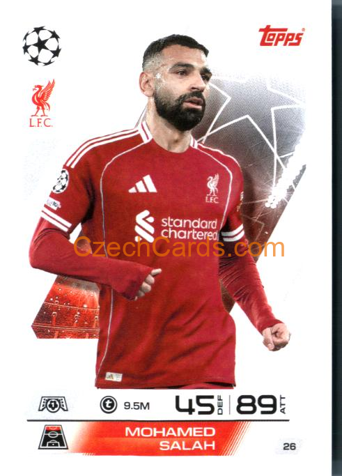 Mohamed Salah 2025/26 Match Attax #26