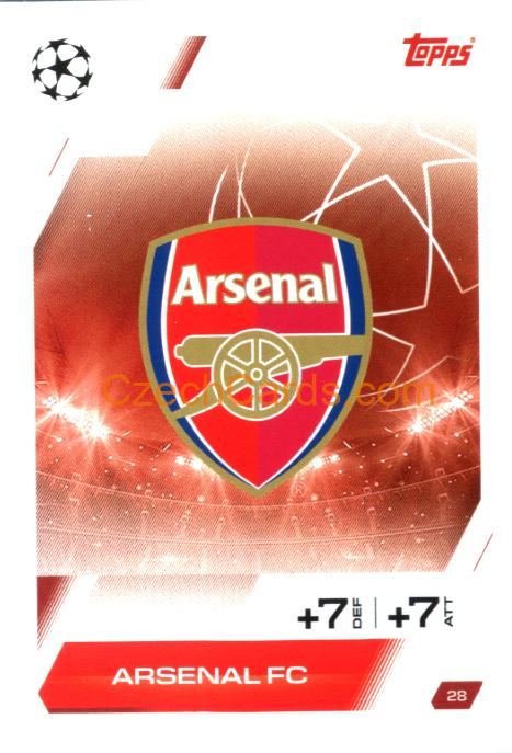 Team Badge Arsenal 2025/26 Match Attax #28