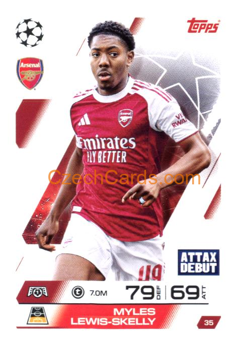 Myles Lewis-Skelly 2025/26 Match Attax #35