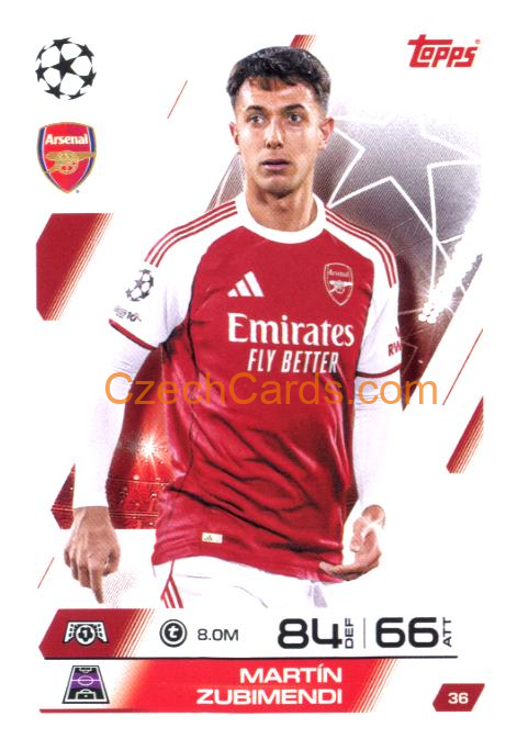 Martín Zubimendi 2025/26 Match Attax #36