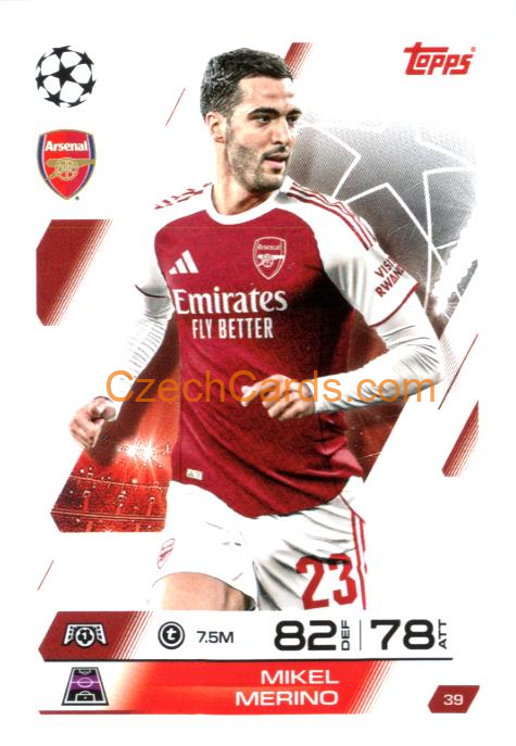 Mikel Merino 2025/26 Match Attax #39
