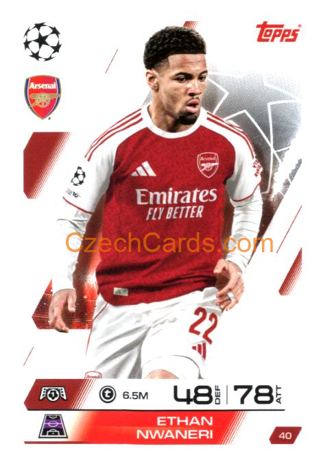 Ethan Nwaneri 2025/26 Match Attax #40