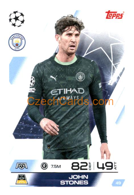 John Stones 2025/26 Match Attax #49