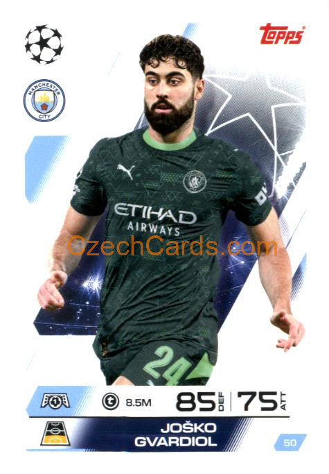Joško Gvardiol 2025/26 Match Attax #50