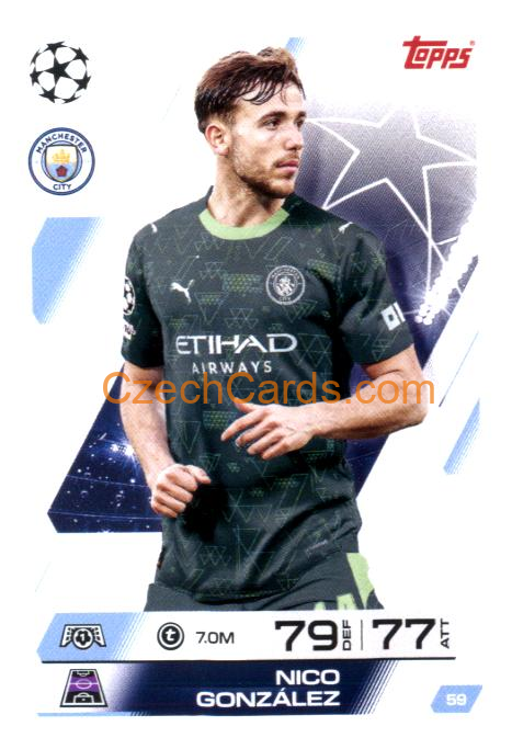 Nico González 2025/26 Match Attax #59