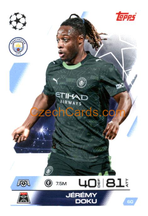 Jérémy Doku 2025/26 Match Attax #60