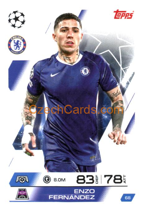 Enzo Fernádez 2025/26 Match Attax #68