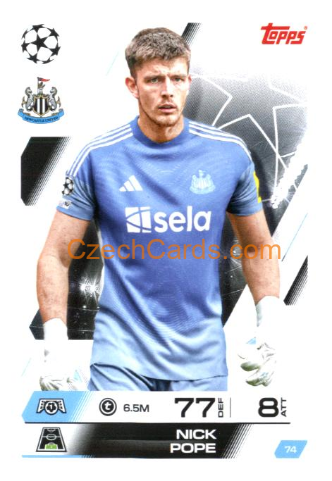 Nick Pope 2025/26 Match Attax #74