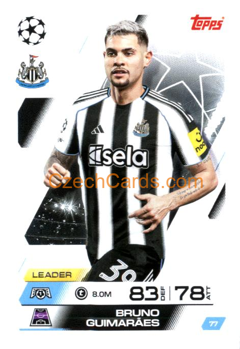Bruno Guimarães 2025/26 Match Attax #77
