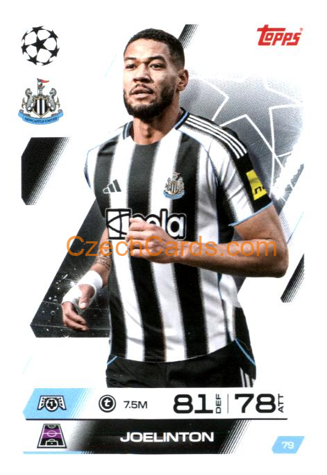 Joelinton 2025/26 Match Attax #79