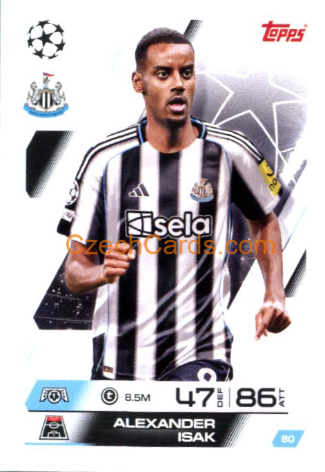 Alexander Isak 2025/26 Match Attax #80