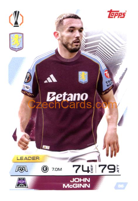 John McGinn 2025/26 Match Attax #86