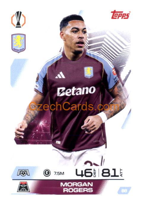 Morgan Rogers 2025/26 Match Attax #88