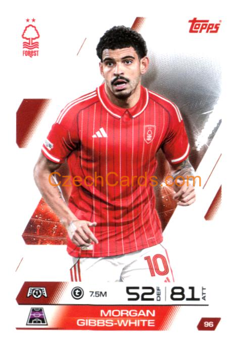 Morgan Gibbs-White 2025/26 Match Attax #96
