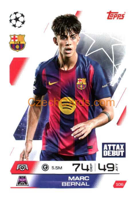 Marc Bernal 2025/26 Match Attax #106