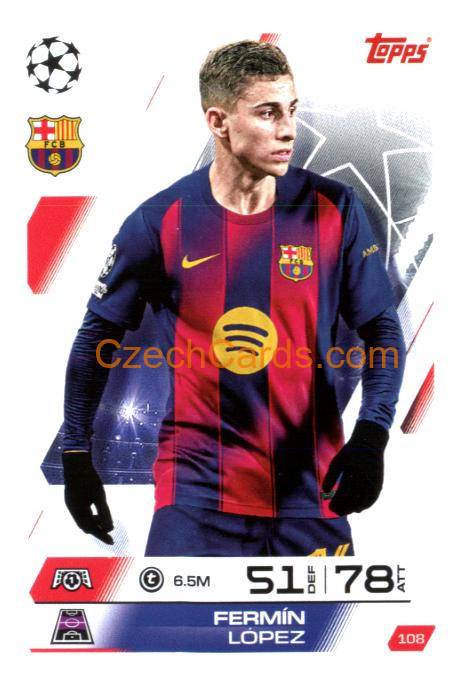 Fermín López 2025/26 Match Attax #108