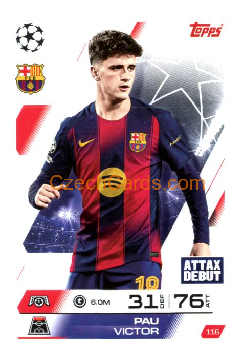 Pau Victor 2025/26 Match Attax #116