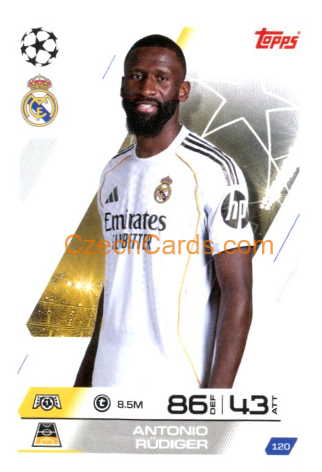 Antonio Rüdiger 2025/26 Match Attax #120