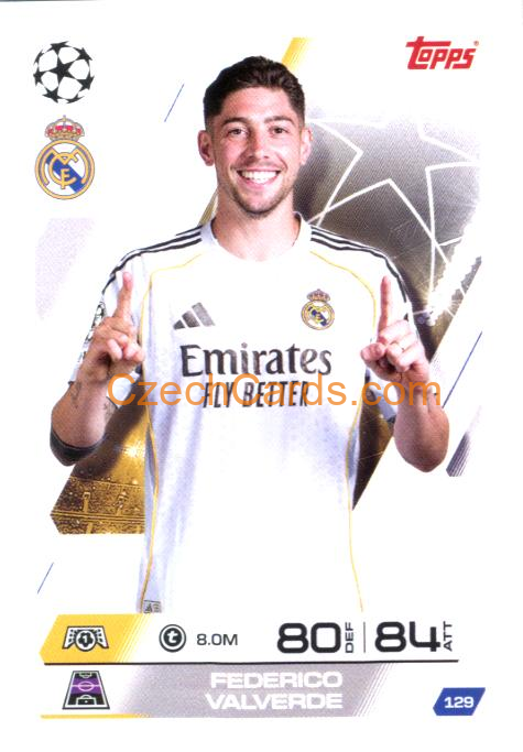 Federico Valverde 2025/26 Match Attax #129