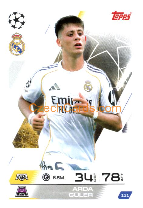 Arda Güler 2025/26 Match Attax #131