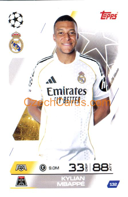 Kylian Mbappé 2025/26 Match Attax #132