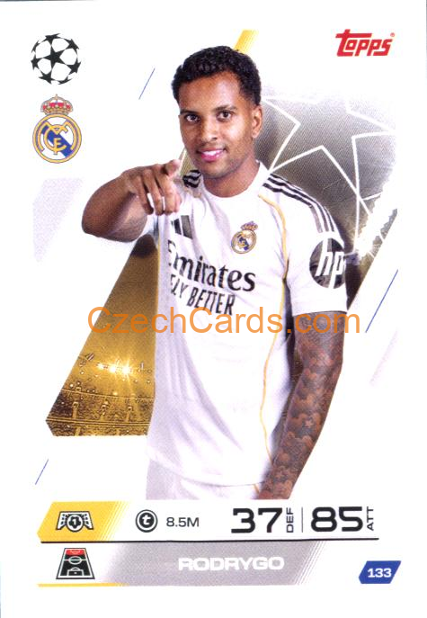 Rodrygo 2025/26 Match Attax #133