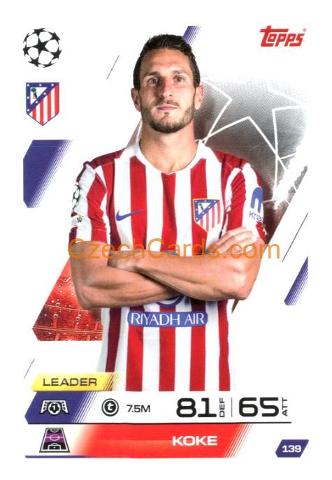 Koke 2025/26 Match Attax #139