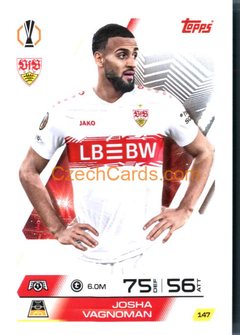 Josha Vagnoman 2025/26 Match Attax #147