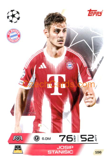 Josip Stanisic 2025/26 Match Attax #156